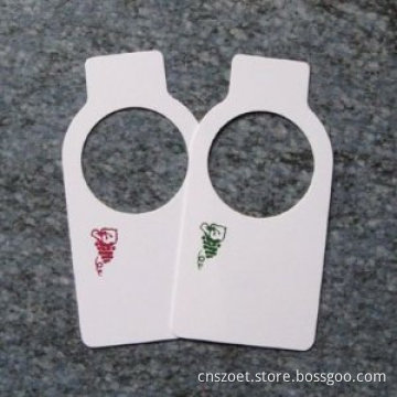 Plastic Wine Neck Tags, Wine Bottle Tags, with Customized Printing
